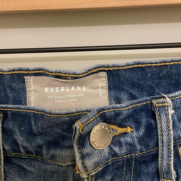 Everlane The Original Cheeky Jean Size 26 Crop Organic Cotton EUC E0095 - Picture 4 of 7